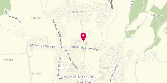 Plan de Alu Thiery, 312 chemin du Colombier, 38200 Villette-de-Vienne