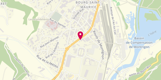 Plan de La Boutique du Menuisier, 465 avenue Maréchal Leclerc, 73700 Bourg-Saint-Maurice