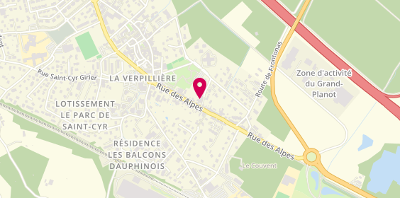 Plan de Menuiserie M.T.B Orts, 237 Rue des Alpes, 38290 La Verpillière