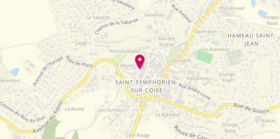 Plan de Pause Dubray, 70 Rue Cardinal Girard, 69590 Saint-Symphorien-sur-Coise