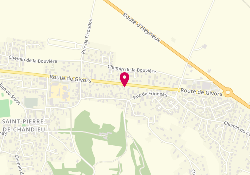 Plan de J.C Reveyrand, 120 Route de Givors, 69780 Saint-Pierre-de-Chandieu
