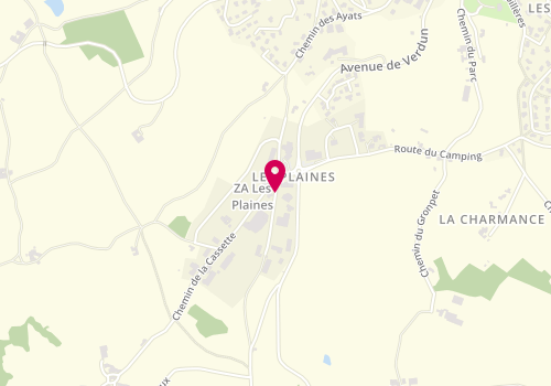 Plan de VAG Agencement, Les Plaines
35 Rue des Ronces, 69850 Saint-Martin-en-Haut