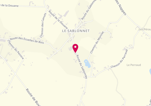 Plan de Les Av'menuiserie, 541 Route du Sablonnet, 38630 Les Avenières-Veyrins-Thuellin