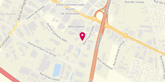 Plan de Lyon Fenetre Pose en Abrege L F P, 14 Rue Champ Dolin, 69800 Saint-Priest