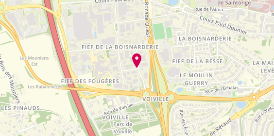 Plan de Smpro, 8 Rue de la Boisnarderie, 17100 Saintes