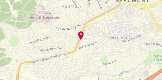 Plan de Amagat-Adrien Vigier, 123 Bis Rue Nationale, 63110 Beaumont