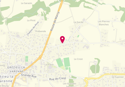 Plan de Chesnot Plazat, 13 Route Pierres Blanches, 69290 Grézieu-la-Varenne