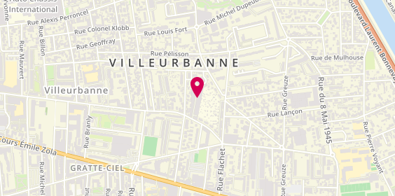 Plan de Menuiserie Thollet, 207 Rue Francis de Pressensé, 69100 Villeurbanne