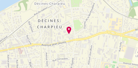 Plan de Open Close LT Multi Services, 19 Georges Bizet, 69150 Décines-Charpieu