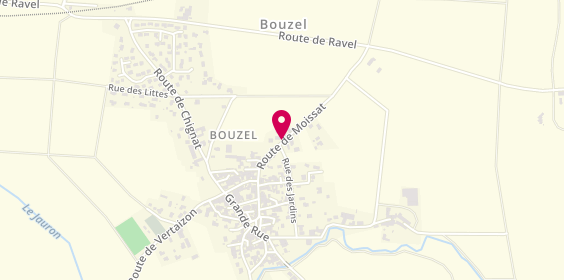 Plan de Jmf Menuiserie, 19 Route Moissat, 63910 Bouzel