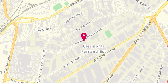 Plan de Etablissements Ferreyrolles, 18 Rue des Frères Lumière, 63100 Clermont-Ferrand