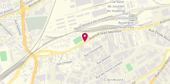 Plan de Pol Agret, 72 avenue Jean Mermoz, 63100 Clermont-Ferrand