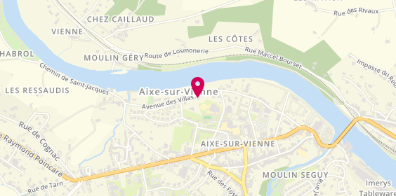 Plan de 2F2V, 7 avenue des Villas, 87700 Aixe-sur-Vienne