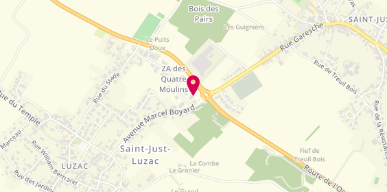 Plan de Accord Parquet, 4 avenue des Vignes- Zone Artisanale des 4 Moulins, 17320 Saint-Just-Luzac