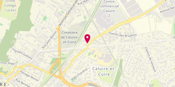 Plan de Bourret Devillers Serrurerie, 33 avenue Général Leclerc, 69300 Caluire-et-Cuire