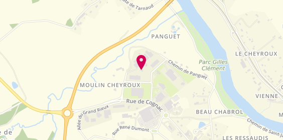 Plan de Guillaumie Construction Bois Limoges, Zone Industrielle le Moulin Cheyroux, 87700 Aixe-sur-Vienne