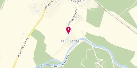 Plan de A.C Menuiserie, 625 Route des Granges, 73310 Vions