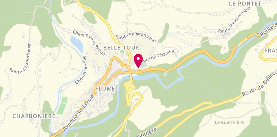 Plan de PATEAU Cyril charpente, 84 Route du Châtelet, 73590 Flumet