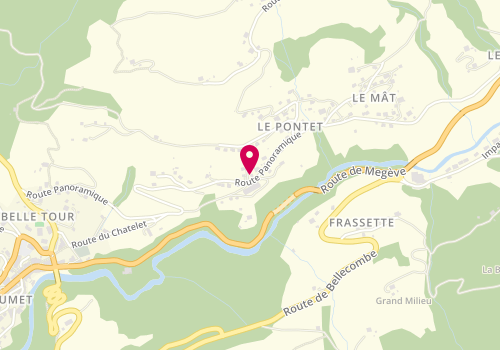Plan de GOBBO Jean-Luc, Le Pontets 1173 Route Panoramique, 73590 Flumet