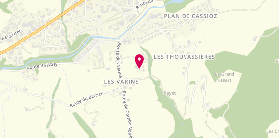 Plan de Menuiserie Lionel Grosset-Grange, 240 Allée du Plan Des
Route des Varins, 74120 Praz-sur-Arly