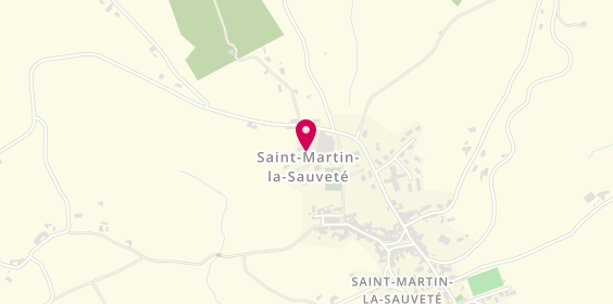 Plan de Menuiserie Meilland, Zone Artisanale la Conche, 42260 Saint-Martin-la-Sauveté