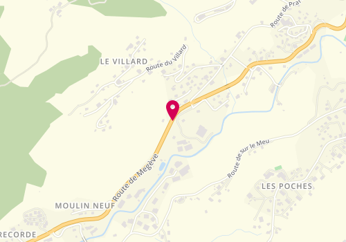 Plan de Menuiserie-Charpente Jc Gachet, 4113 Route Nationale, 74120 Megève