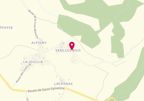 Plan de GALLEYRAND Jean-Marc, 397 Chemin Vers Les Bois, 74150 Boussy