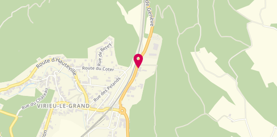 Plan de A.B.P Menuiserie, 290 Route de Geneve, 01510 Virieu-le-Grand