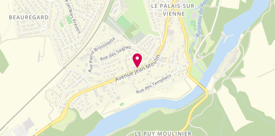 Plan de Marius M, 20 avenue Jean Moulin, 87410 Le Palais-sur-Vienne