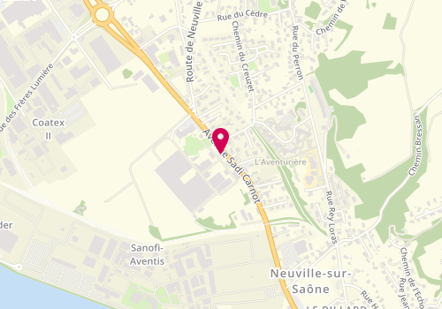 Plan de Menuiserie Agencement de Lyon MA2L, Bât L2 53 Avenue Carnot, 69250 Neuville-sur-Saône