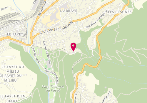 Plan de Gatto Alpes Menuiserie, 479 chemin du Berchat, 74190 Fayet (Le