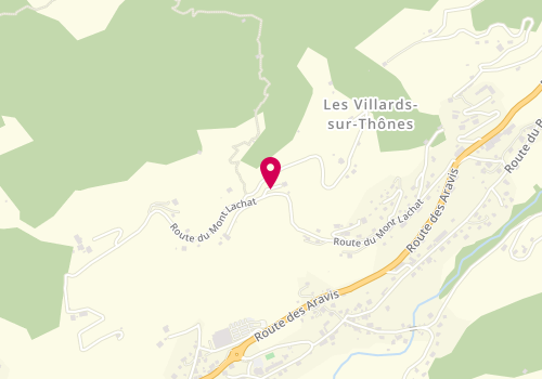 Plan de Thomas Perrillat Menuiserie Charpente, 790 Route du Mont Lachat, 74230 Les Villards-sur-Thônes