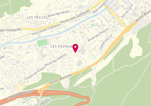 Plan de CUINGNET Rudy, Les Favrands 38 Chemin Forêt, 74400 Chamonix-Mont-Blanc