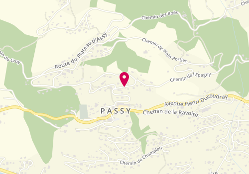 Plan de BERNARD Thierry TOUCHE DE BOIS, 360 Route Plateau d'Assy, 74190 Passy