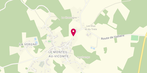 Plan de Ent Naucodie, Route de Valliere, 23460 Le Monteil-au-Vicomte