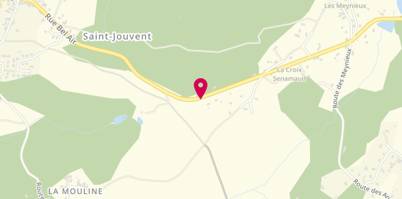 Plan de SCM Société des Couvreurs Menuisiers, 8 Route Croix Sénamaud, 87510 Saint-Jouvent