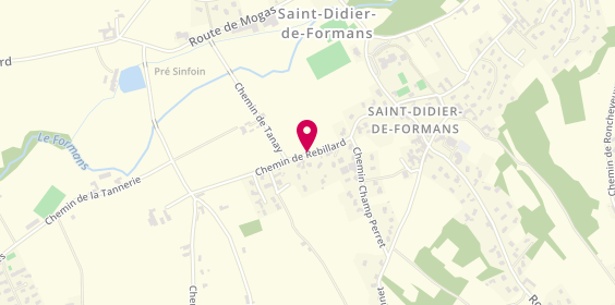 Plan de Caroline Bois Creation (Sigle Cbc), 44 Chemin du Baderand, 01600 Saint-Didier-de-Formans