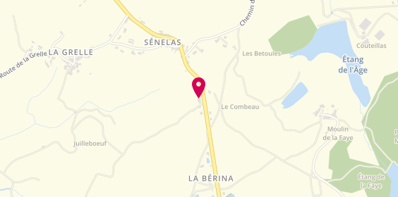 Plan de Bruand menuiserie agencement, 9 Route de Senelas, 87510 Saint-Jouvent