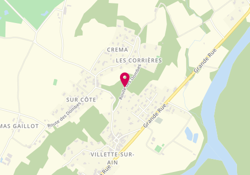 Plan de Entreprise Baratier Menuiserie Charpente, Villa Flore Route des Dombes, 01320 Villette