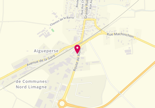 Plan de SARL Dompose, 4 Route de Riom, 63260 Aigueperse