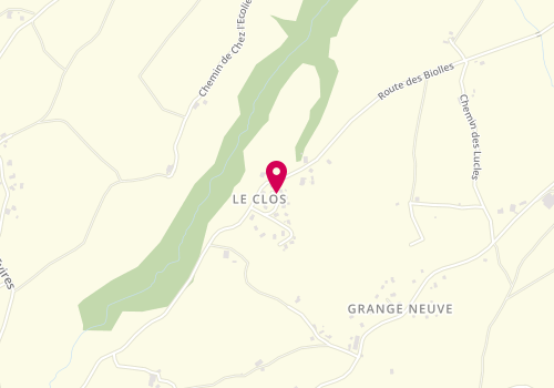 Plan de Menuiserie Delcroix, 911 Route Biolles, 74800 La Roche-sur-Foron