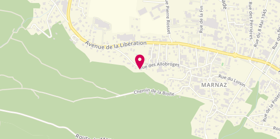 Plan de Menuiserie Dufaux, 484 Rue des Allobroges, 74460 Marnaz