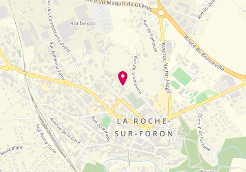 Plan de Savoisienne Services, 150 Rue Lamartine, 74800 La Roche-sur-Foron