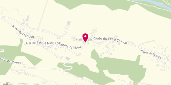 Plan de SARL Buffet Frères, Petit Marvel 446 Route Ecole, 74440 La Rivière-Enverse