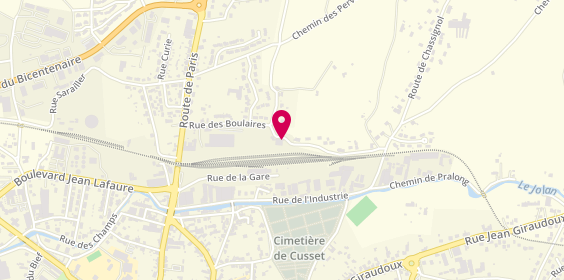 Plan de Berne Menuiserie Berne Jeremy, 10 Bis Rue des Boulaires, 03300 Cusset