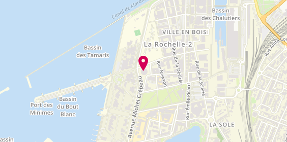 Plan de H CONCEPT GALERIE - Menuiserie, 107 avenue Michel Crépeau, 17000 La Rochelle