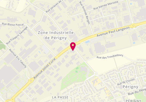 Plan de La Rochelle Menuiseries, 46 A avenue Joliot-Curie, 17180 Périgny
