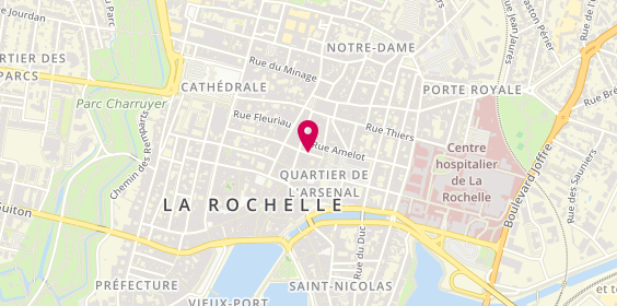 Plan de L'Atelier d'Arthur, 6 Rue Helene Nebout la Rochelle, 17000 La Rochelle