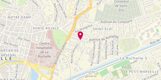 Plan de BEAUPEUX Jacques, 32 avenue de Rompsay, 17000 La Rochelle