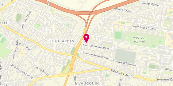 Plan de Entreprise de Bellevue, 2 Rue Georges Courteline, 17000 La Rochelle